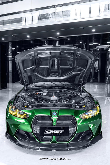 CMST - BMW M3 G80 /M4 G82 DRY CARBON FIBER FRONT LIP V3 - Aero Carbon UK