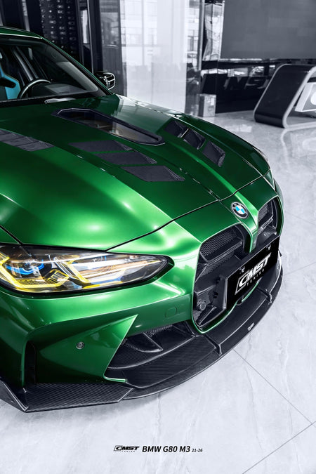 CMST - BMW M3 G80 /M4 G82 DRY CARBON FIBER FRONT LIP V3 - Aero Carbon UK