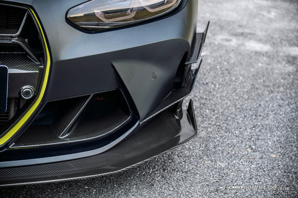 CMST - BMW M4 G82 DRY CARBON FIBER FRONT LIP V2 - Aero Carbon UK