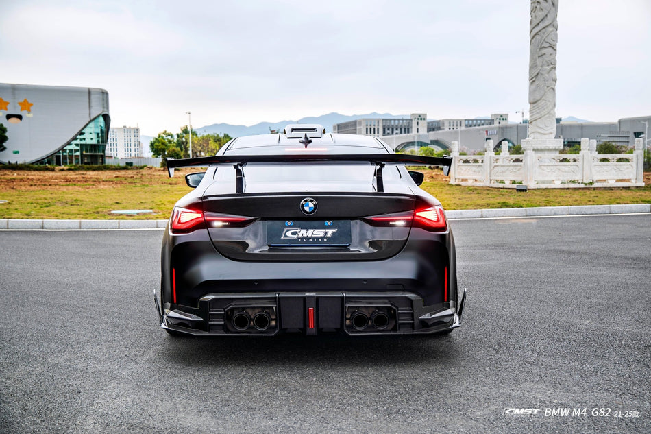 CMST - BMW M4 G82 DRY CARBON FIBER REAR LED DIFFUSER V2 - Aero Carbon UK