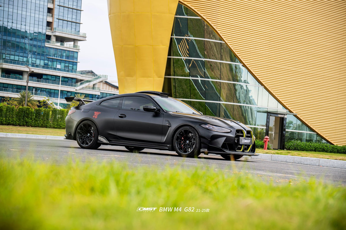 CMST - BMW M4 G82 DRY CARBON FIBER SIDE SKIRTS V2 - Aero Carbon UK