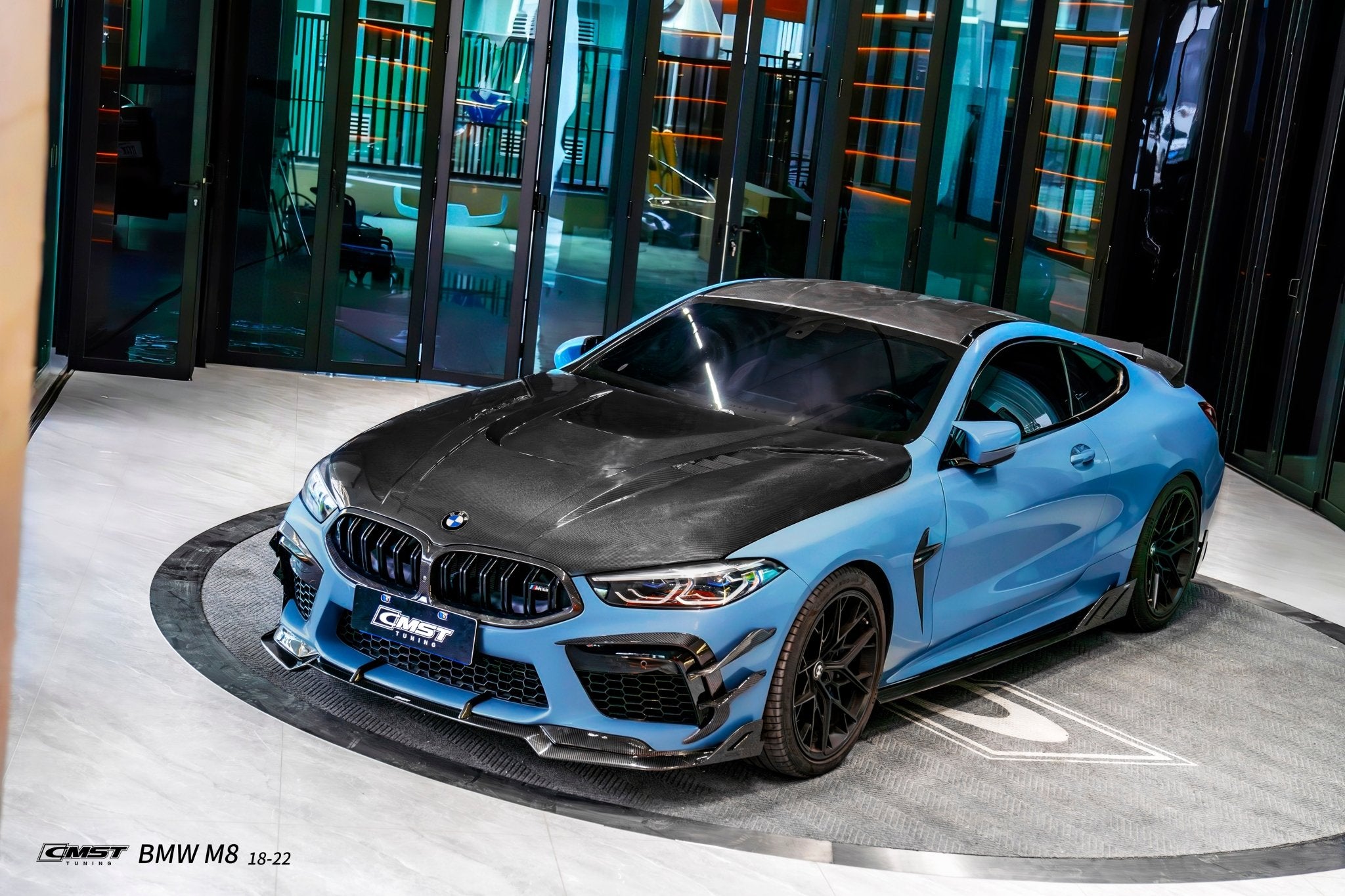 CMST - BMW M8 F92 DRY CARBON FIBER FRONT LIP - Aero Carbon UK