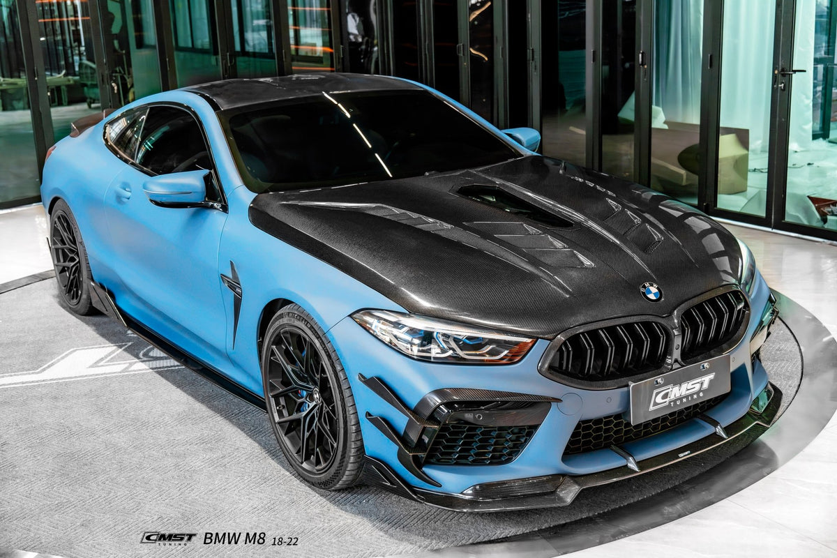 CMST - BMW M8 F92 DRY CARBON FIBER FRONT LIP - Aero Carbon UK