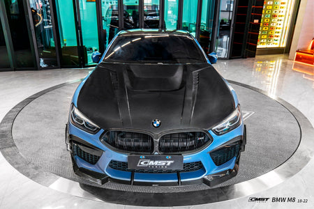 CMST - BMW M8 F92 DRY CARBON FIBER HOOD BONNET V1 - Aero Carbon UK