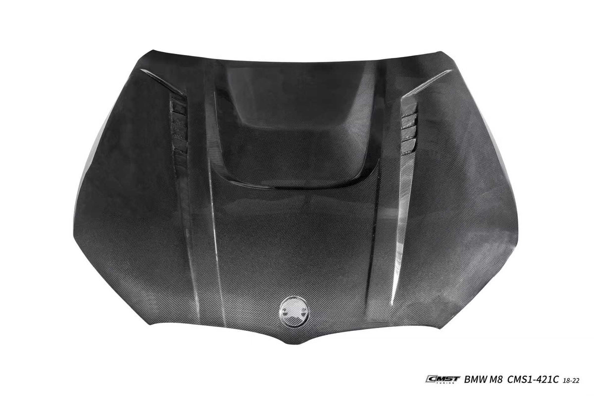 CMST - BMW M8 F92 DRY CARBON FIBER HOOD BONNET V1 - Aero Carbon UK