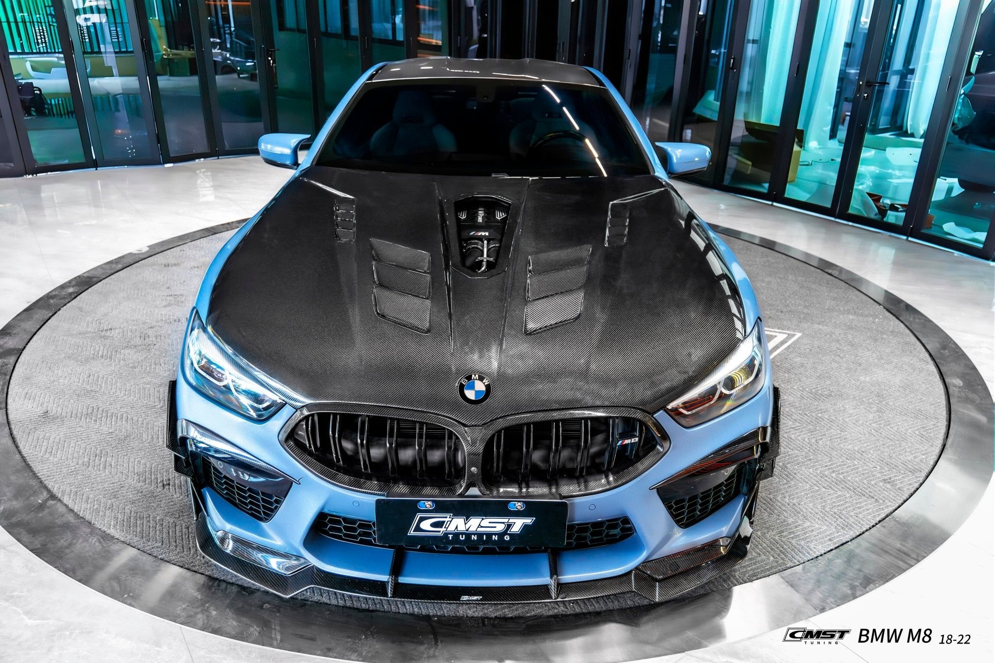CMST - BMW M8 F92 DRY CARBON FIBER HOOD BONNET V2 - Aero Carbon UK