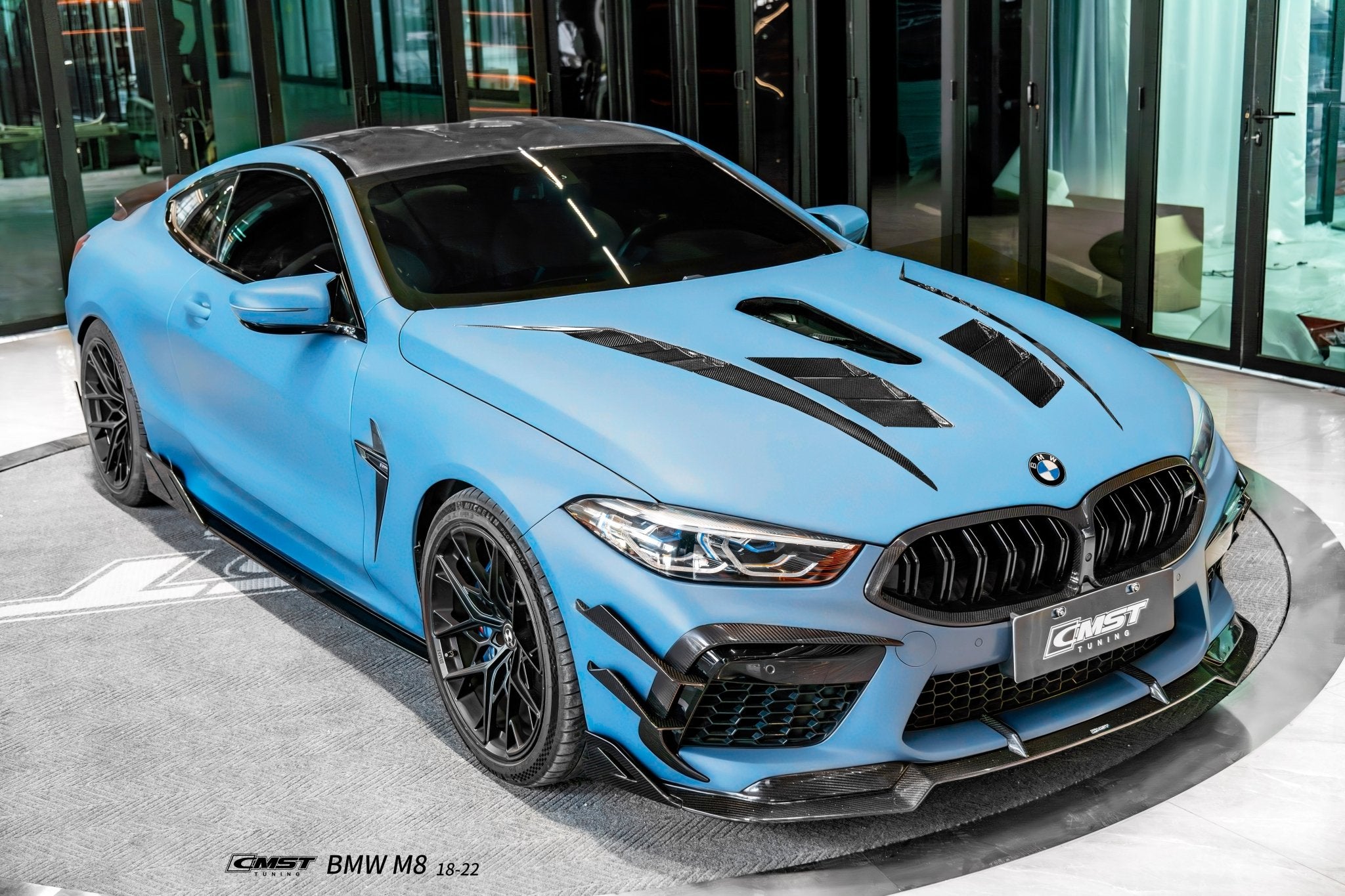 CMST - BMW M8 F92 DRY CARBON FIBER HOOD BONNET V2 - Aero Carbon UK