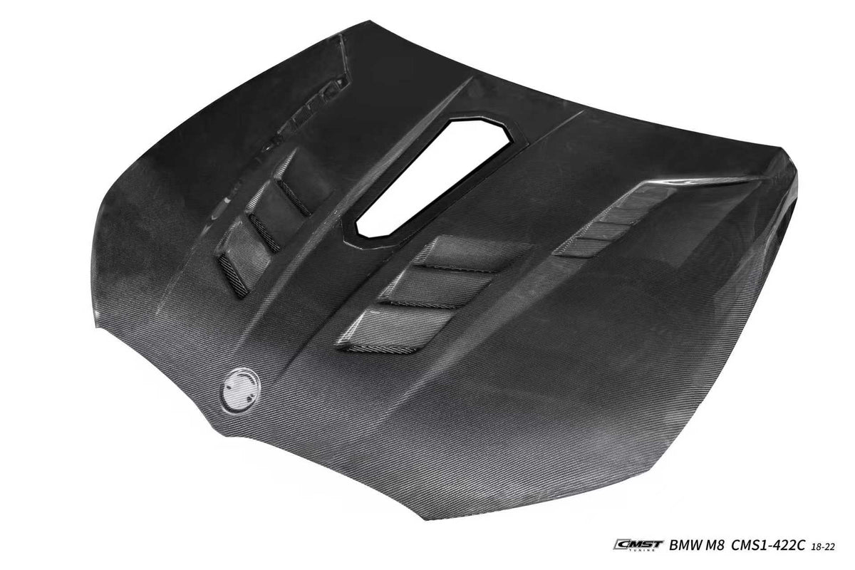 CMST - BMW M8 F92 DRY CARBON FIBER HOOD BONNET V2 - Aero Carbon UK