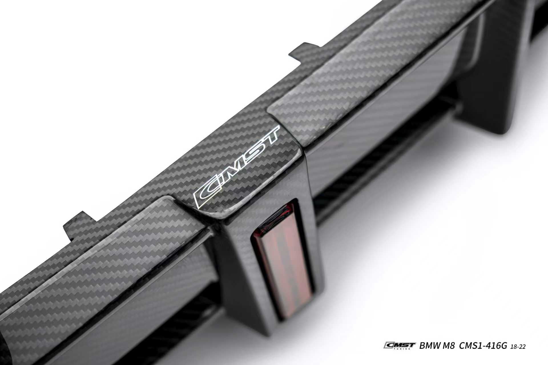 CMST - BMW M8 F92 DRY CARBON FIBER REAR LED DIFFUSER - Aero Carbon UK