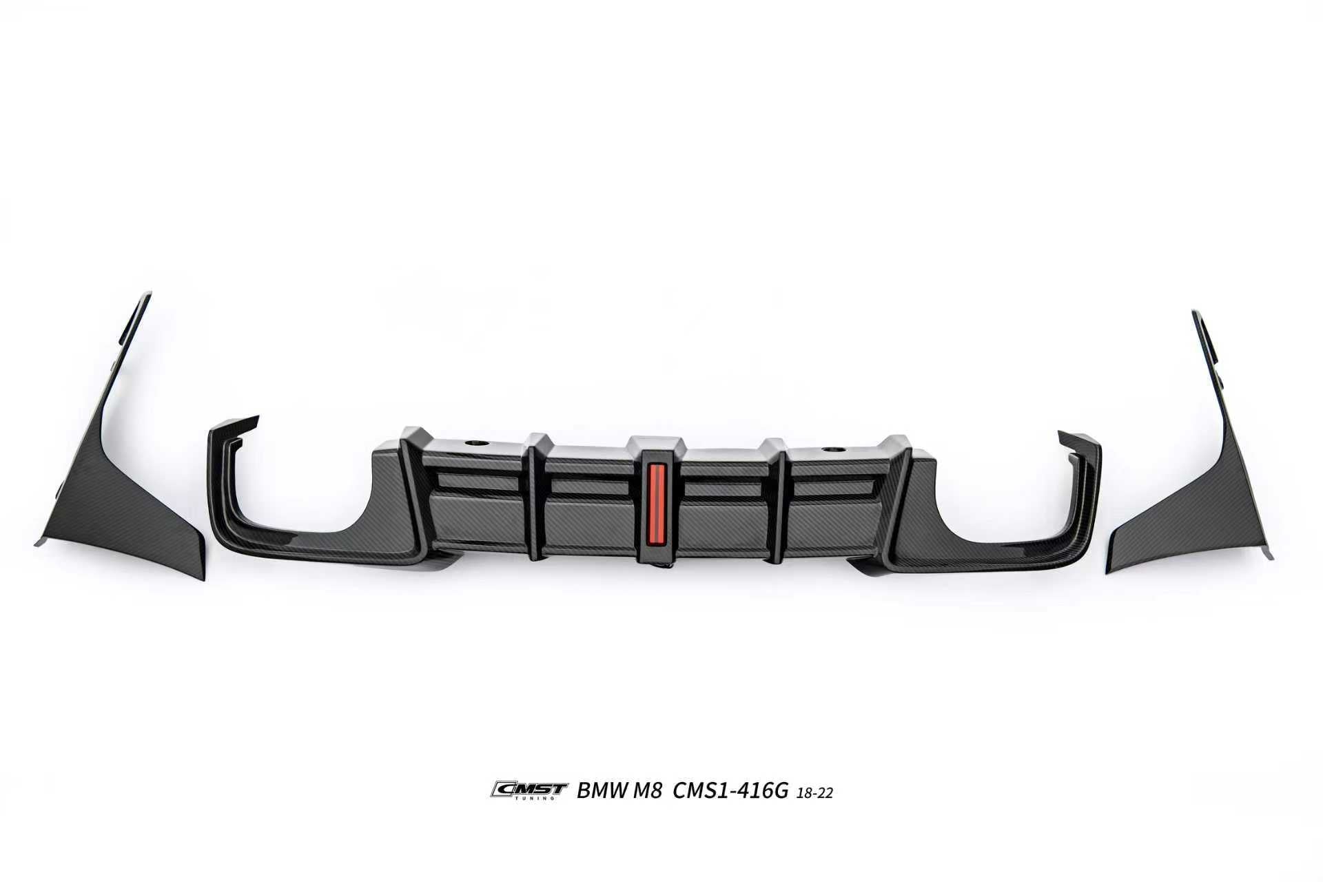 CMST - BMW M8 F92 DRY CARBON FIBER REAR LED DIFFUSER - Aero Carbon UK