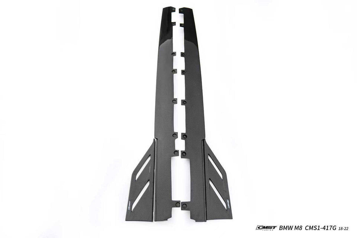 CMST - BMW M8 F92 DRY CARBON FIBER SIDE SKIRTS - Aero Carbon UK