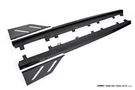 CMST - BMW M8 F92 DRY CARBON FIBER SIDE SKIRTS - Aero Carbon UK
