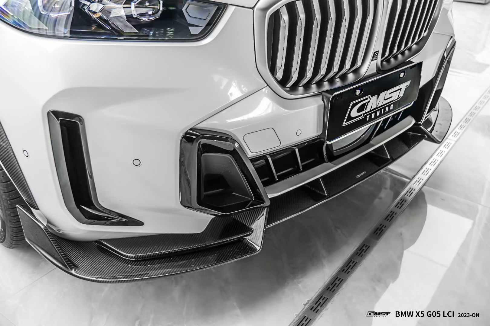 CMST - BMW X5 G05 LCI DRY CARBON FIBRE FRONT LIP - Aero Carbon UK