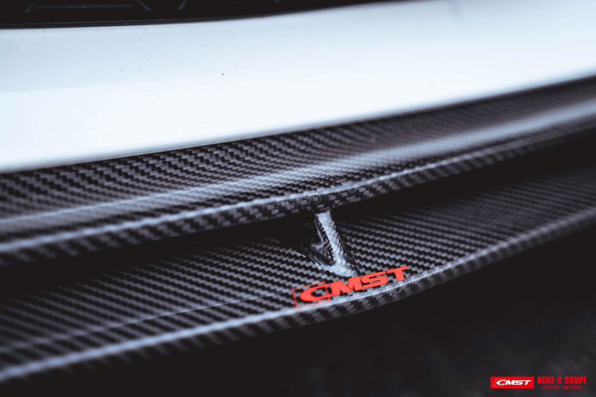 CMST Carbon Fiber Front Lip Splitter for Mercedes Benz C Coupe W205(2019-ON) - Aero Carbon UK
