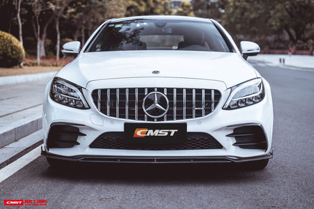 CMST Carbon Fiber Front Lip Splitter for Mercedes Benz C Coupe W205(2019-ON) - Aero Carbon UK