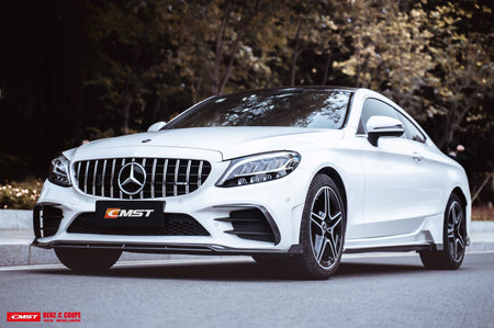 CMST Carbon Fiber Front Lip Splitter for Mercedes Benz C Coupe W205(2019-ON) - Aero Carbon UK