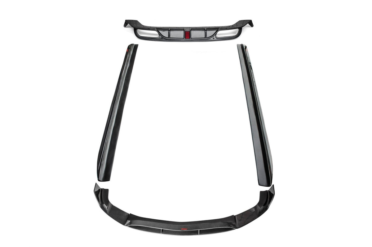 CMST Carbon Fiber Side Skirt for Mercedes Benz W205 / AMG Sport Package / C63 AMG Sedan (2015-2020) - Aero Carbon UK