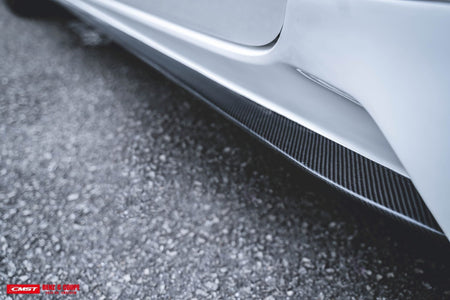 CMST Carbon Fiber Side Skirts for Mercedes Benz W205 / AMG Sport Package / C63 AMG Coupe (2015-21) Partial - Aero Carbon UK
