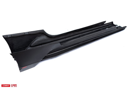 CMST Carbon Fiber Side Skirts for Mercedes Benz W205 / AMG Sport Package / C63 AMG Coupe (2015-21) Partial - Aero Carbon UK