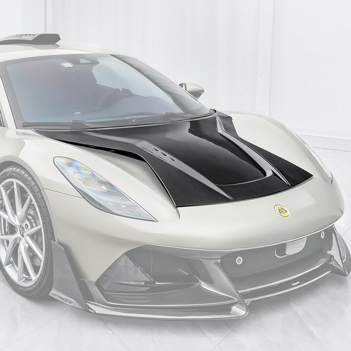 CMST - LOTUS EMIRA 2021-2025 DRY CARBON FIBRE BONNET - Aero Carbon UK