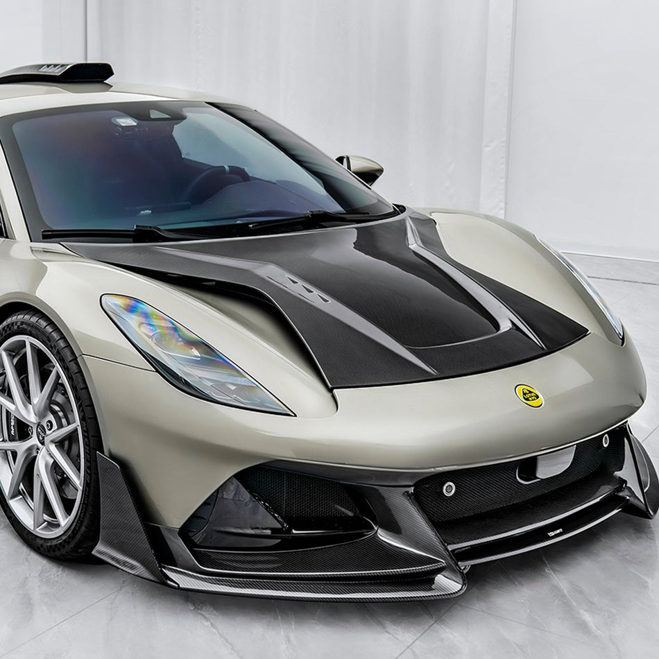 CMST - LOTUS EMIRA 2021-2025 DRY CARBON FIBRE BONNET - Aero Carbon UK