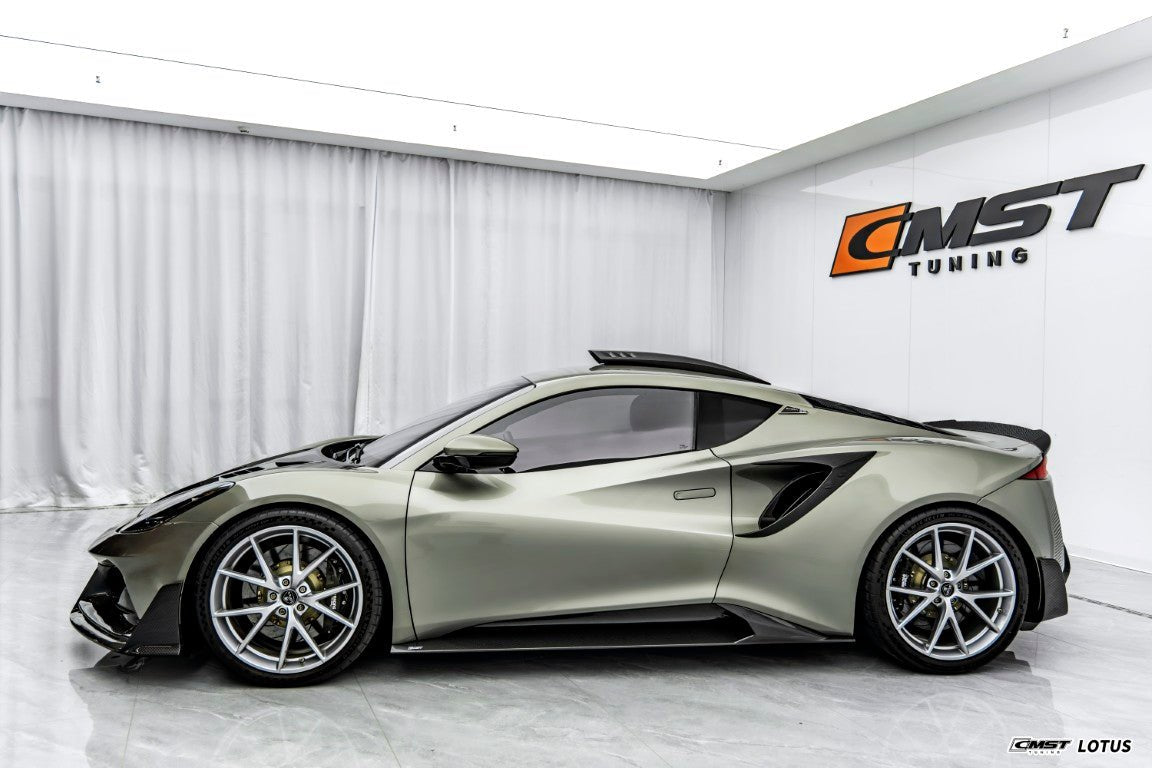 CMST - LOTUS EMIRA 2022+ DRY CARBON FIBRE SIDE SKIRTS - Aero Carbon UK