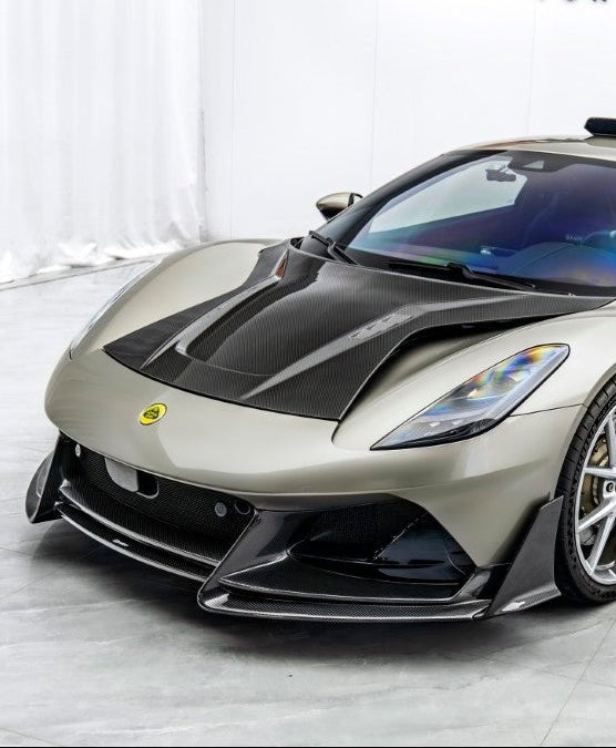 CMST - LOTUS EMIRA 2022+ DRY CARBON FIBRE V2 FRONT LIP - Aero Carbon UK
