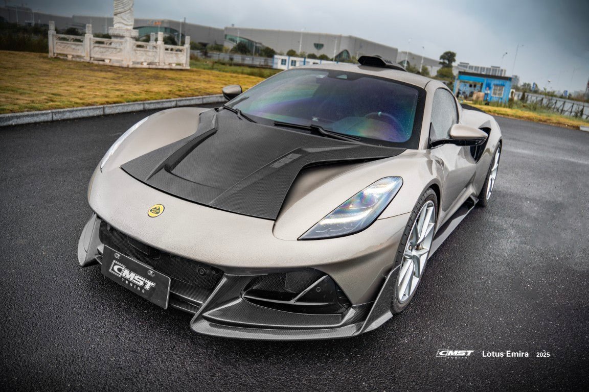CMST - LOTUS EMIRA 2022+ DRY CARBON FIBRE V2 FRONT LIP - Aero Carbon UK