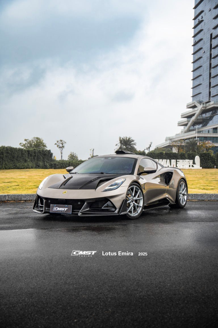 CMST - LOTUS EMIRA 2022+ DRY CARBON FIBRE V2 FRONT LIP - Aero Carbon UK