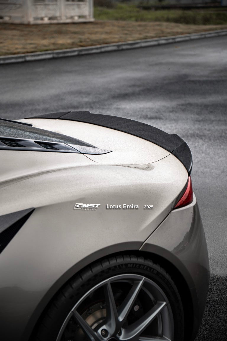 CMST - LOTUS EMIRA 2022+ DRY CARBON FIBRE V2 REAR SPOILER - Aero Carbon UK