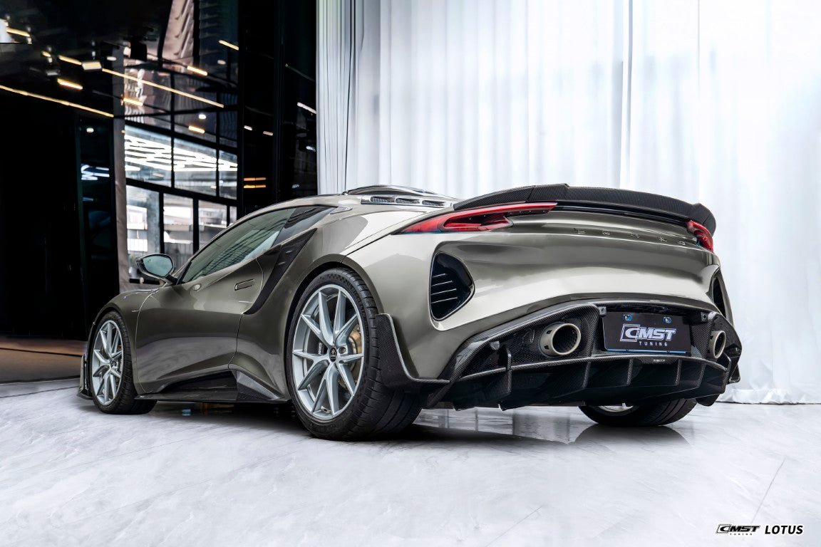 CMST - LOTUS EMIRA 2022+ DRY CARBON FIBRE V2 REAR SPOILER - Aero Carbon UK
