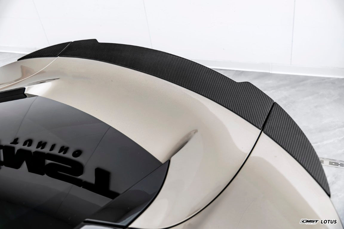 CMST - LOTUS EMIRA 2022+ DRY CARBON FIBRE V2 REAR SPOILER - Aero Carbon UK