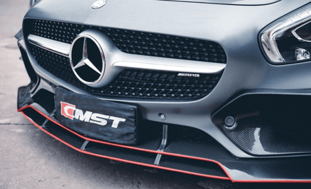 CMST - MERCEDES BENZ AMG GT GTS C190 CARBON FIBRE FRONT LIP - Aero Carbon UK