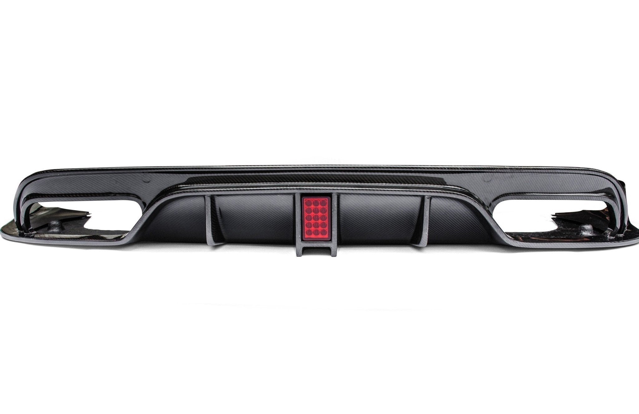 CMST - MERCEDES BENZ C63 SEDAN / COUPE W205 CARBON FIBRE REAR DIFFUSER WITH BRAKE LIGHT - Aero Carbon UK