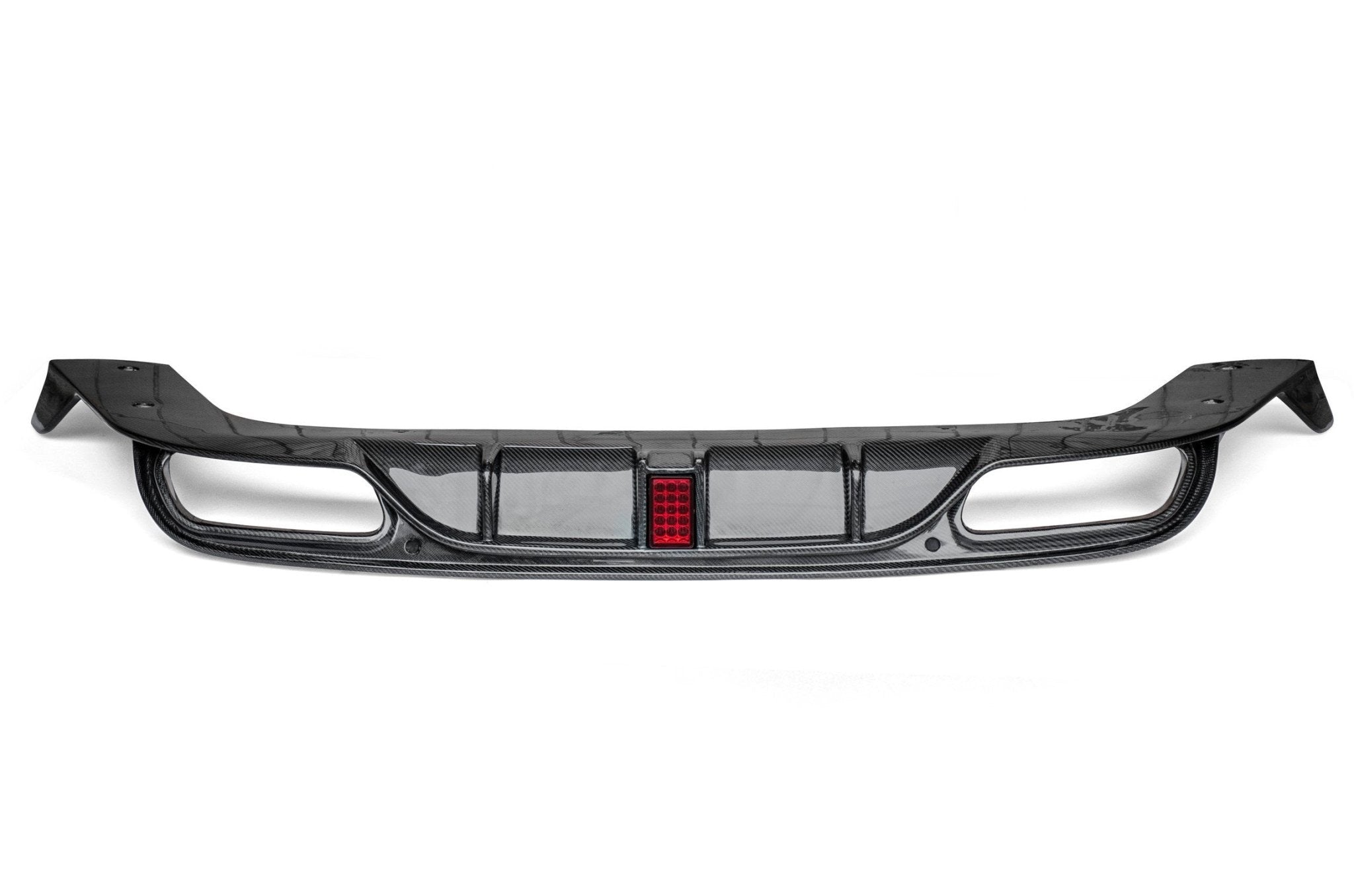 CMST - MERCEDES BENZ C63 SEDAN / COUPE W205 CARBON FIBRE REAR DIFFUSER WITH BRAKE LIGHT - Aero Carbon UK