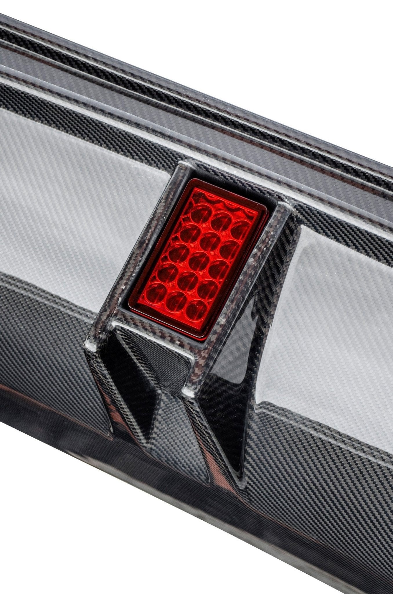 CMST - MERCEDES BENZ C63 SEDAN / COUPE W205 CARBON FIBRE REAR DIFFUSER WITH BRAKE LIGHT - Aero Carbon UK