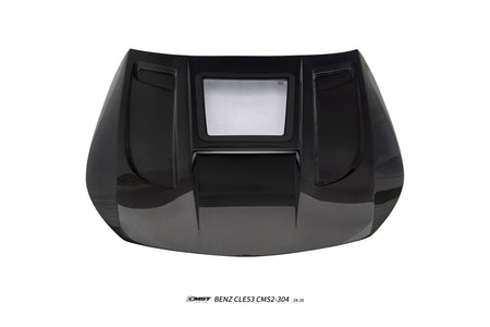 CMST - MERCEDES BENZ CLE53 C236 CARBON FIBRE BONNET / HOOD B - MIDDLE TRANSPARENT VERSION - Aero Carbon UK