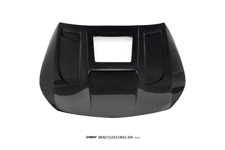 CMST - MERCEDES BENZ CLE53 C236 CARBON FIBRE BONNET / HOOD B - MIDDLE TRANSPARENT VERSION - Aero Carbon UK
