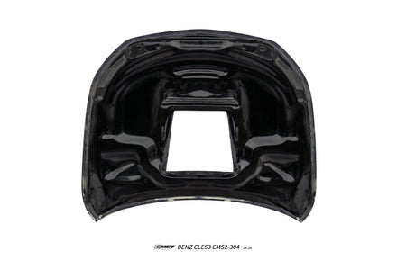 CMST - MERCEDES BENZ CLE53 C236 CARBON FIBRE BONNET / HOOD B - MIDDLE TRANSPARENT VERSION - Aero Carbon UK