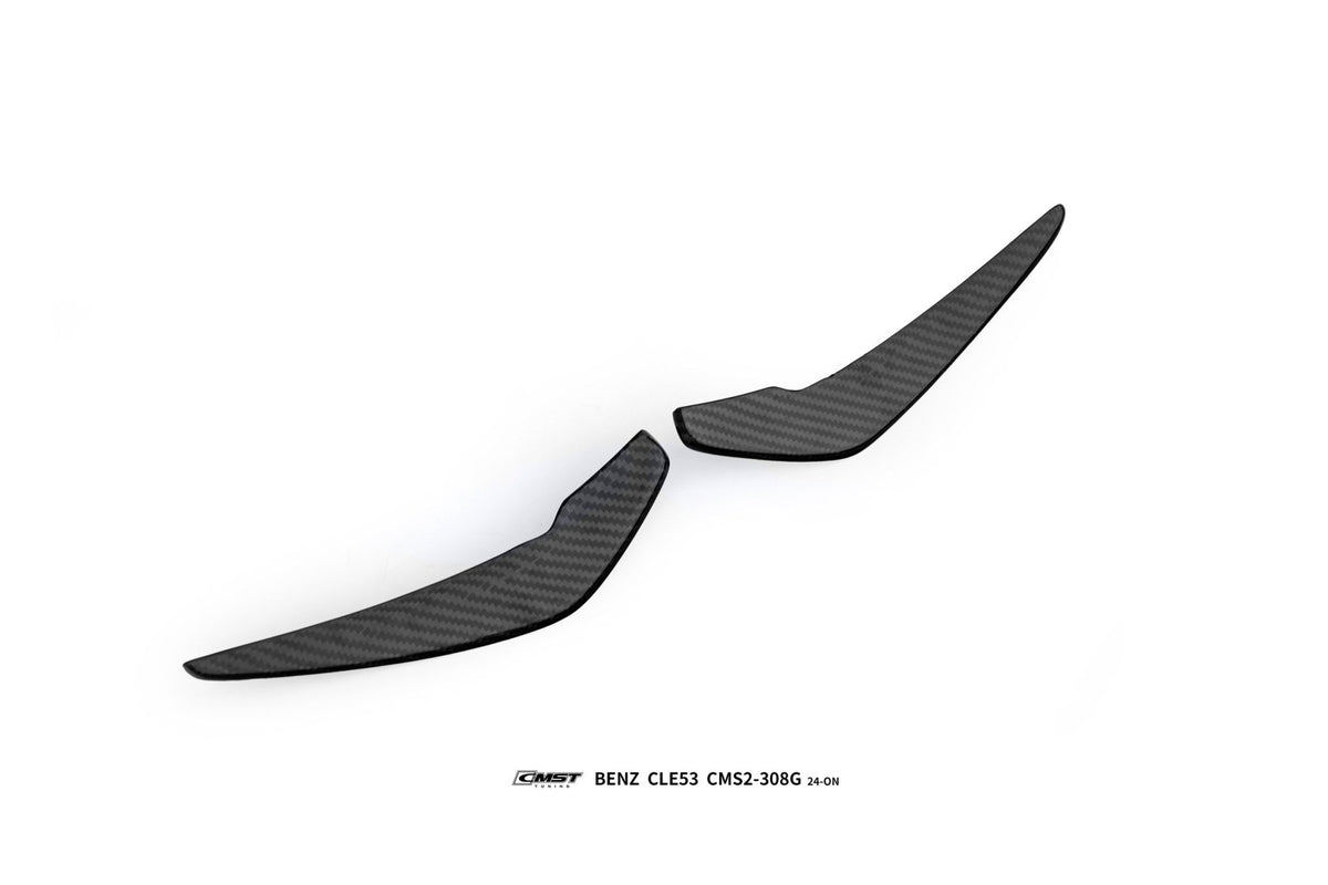 CMST - MERCEDES BENZ CLE53 C236 DRY CARBON FIBRE FRONT BUMPER AIR DAM 2 PIECES - Aero Carbon UK