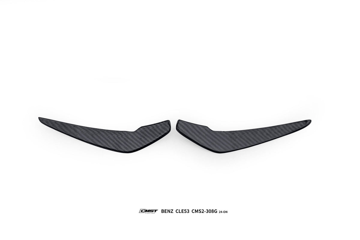 CMST - MERCEDES BENZ CLE53 C236 DRY CARBON FIBRE FRONT BUMPER AIR DAM 2 PIECES - Aero Carbon UK