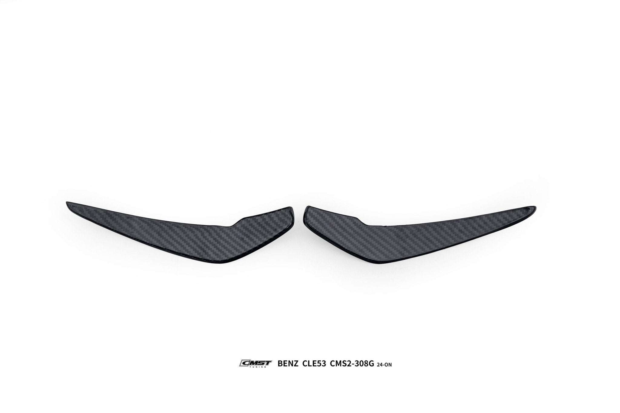 CMST - MERCEDES BENZ CLE53 C236 DRY CARBON FIBRE FRONT BUMPER AIR DAM 2 PIECES - Aero Carbon UK