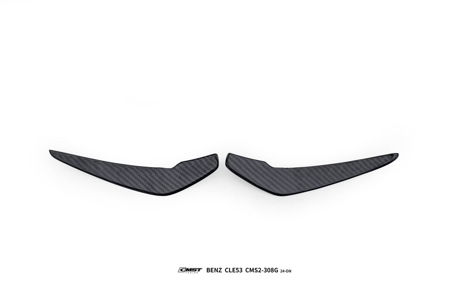 CMST - MERCEDES BENZ CLE53 C236 DRY CARBON FIBRE FRONT BUMPER AIR DAM 2 PIECES - Aero Carbon UK