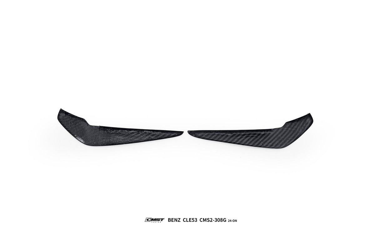 CMST - MERCEDES BENZ CLE53 C236 DRY CARBON FIBRE FRONT BUMPER AIR DAM 2 PIECES - Aero Carbon UK