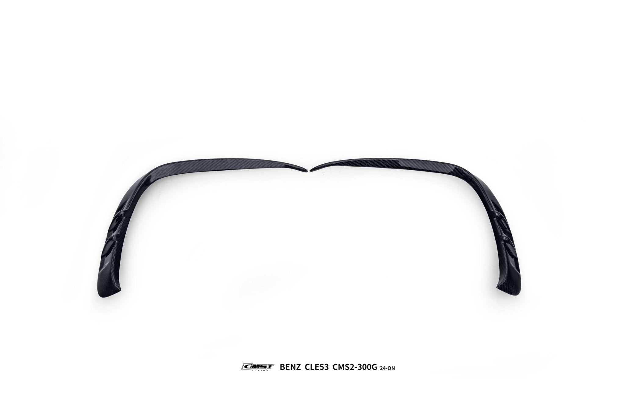 CMST - MERCEDES BENZ CLE53 C236 DRY CARBON FIBRE FRONT BUMPER AIR OUTLET TRIM 2 PIECES - Aero Carbon UK