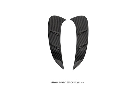CMST - MERCEDES BENZ CLE53 C236 DRY CARBON FIBRE REAR BUMPER AIR OUTLET TRIM 2 PIECES - Aero Carbon UK