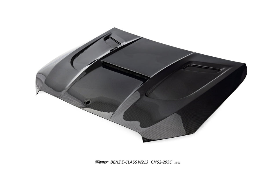CMST - MERCEDES BENZ E-CLASS / E43 / E53 / E63 W213 2017-2023 CARBON FIBRE HOOD BONNET V1 - Aero Carbon UK