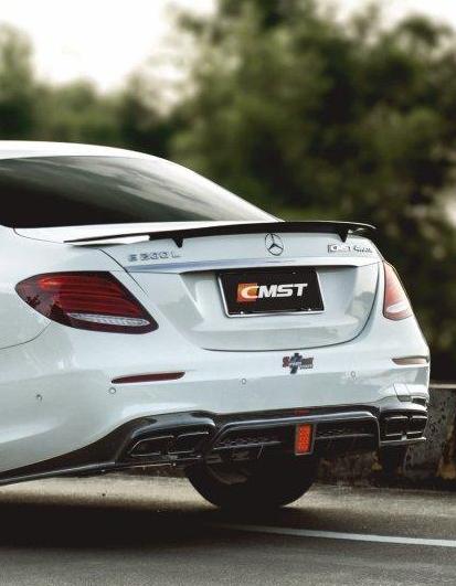 CMST - MERCEDES BENZ E-CLASS / E43 / E53 / E63 W213 2017-2023 CARBON FIBRE REAR SPOILER - Aero Carbon UK