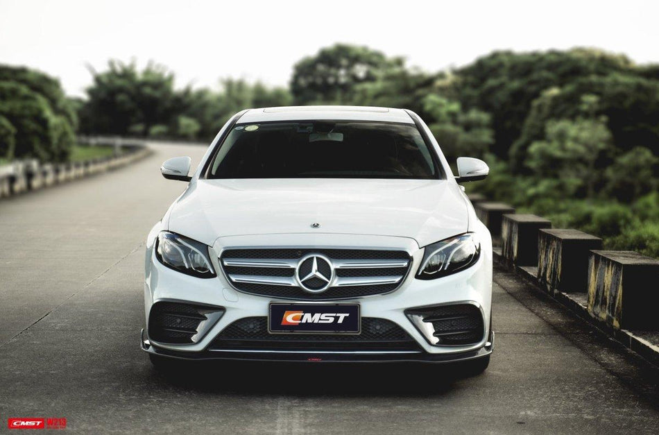CMST - MERCEDES BENZ E-CLASS E53 / E300-E450 W213 2017-2023 CARBON FIBRE FRONT LIP - Aero Carbon UK