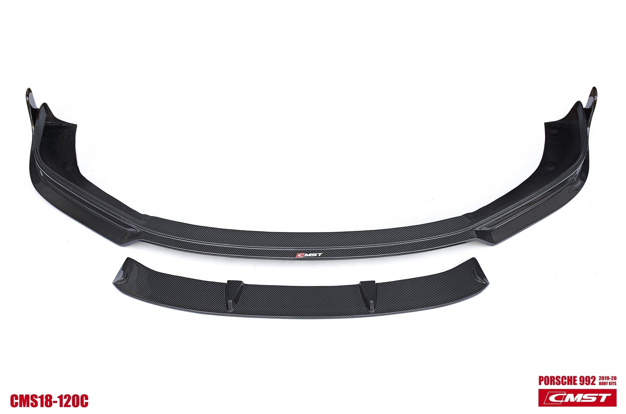 CMST - PORSCHE 911 992 2020+ CARBON FIBRE FRONT LIP - Aero Carbon UK